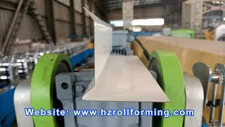 Drip edge roll forming machine [upl. by Suilmann]