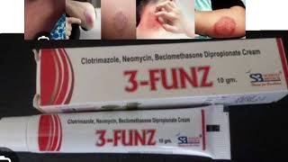 3 FUNZ Cream Clotrimazole Neomycin Beclomethasone Dipropionate Cream [upl. by Adnama]