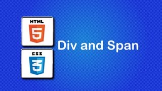 HTML5 and CSS3 Beginner Tutorial 19  Div and Span [upl. by Latoye866]