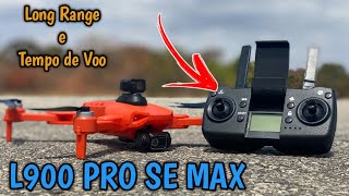 L900 PRO SE MAX long range e tempo de vôo testes em detalhes drone bom e barato para iniciantes [upl. by Nonnerb727]