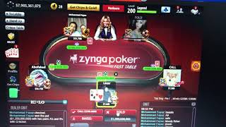 Zynga poker 250m500m 70b pot [upl. by Ahseyn]