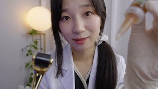 ASMR Dermatologist Facial Treatment Dermarolling [upl. by Ihcalam]