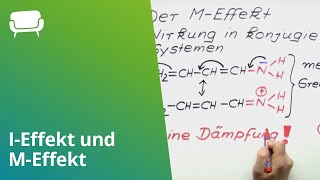 IEffekt und MEffekt einfach erklärt  Chemie  Organische Chemie [upl. by Aimo]