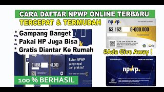 Cara Daftar NPWP Online 2024  Cara Membuat NPWP Secara Online Dari Awal Sampai Jadi [upl. by Allecsirp]