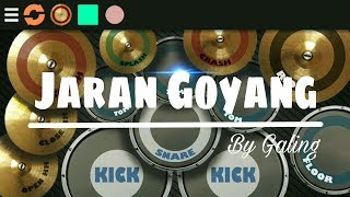 Jaran Goyang Drum android cover  Real Drum [upl. by Hakvir]