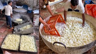 Indias MOST HYGIENIC Mithai😱😱 इस से ज़्यादा स्वच्छता से कोई मिठाई नहीं बनती😳😳 Indian Street Food [upl. by Ayotan]