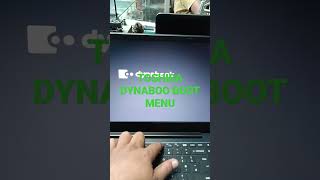 TOSHIBA DYNABOOK BOOT MENU [upl. by Llessur]