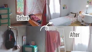 Extreme bedroom makeover 2024  aesthetic bedroom transformation [upl. by Yumuk]