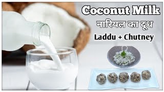 Coconut Milk  नारियल दूध बनाना सीखें  Plant based milk Coconut Milk at Home  2 Bonus Recipes [upl. by Saxena186]