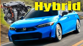 Honda Unveils 2025 Civic Sport Hybrid and Sport Touring Hybrid Trims [upl. by Sirapal]