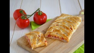 Strudel prosciutto pomodoro e mozzarella [upl. by Odlanyer379]