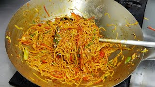 Chilli Garlic Noodles  चिल्ली गार्लिक नूडल्स Veg Chowmein  Spicy Noodles Recipe  Chef Ashok [upl. by Bayless]