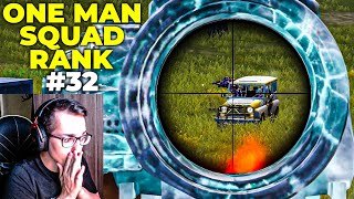 KENDİ EKİBİMLE KARŞILAŞTIM  ONE MAN SQUAD RANK 32 BÖLÜM  PUBG MOBILE [upl. by Atul]