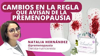 ¿Cómo es la REGLA cuando se acerca la MENOPAUSIA 🩸🗓️ Regla irregular sangrado abundante [upl. by Aikemaj]