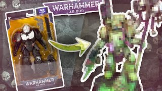 Making a Warhammer 40k Nurgle Death Guard Plague Marine from a Mcfarlane Space marine action figure [upl. by Nebuer]