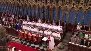 The Royal Wedding Ceremony  Westminster Abbey Choir  This is the day by John Rutter [upl. by Ilarin]