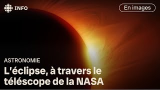 Revoyez léclipse solaire à travers le télescope de la NASA [upl. by Nol540]