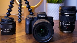 The Best Vlogging Lens for the Canon M50 [upl. by Damales796]