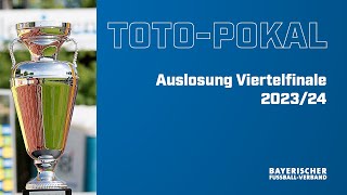 TotoPokal 202324 Auslosung Viertelfinale [upl. by Eustace]