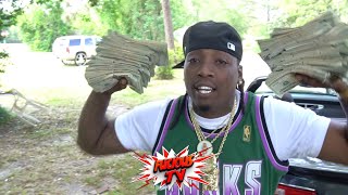 Hood Vlog Carolina Rapper Chuck Money Does A Interview In The Hood With 50000 On Him [upl. by Crispin]