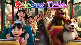 🚂🌈🌈 Magical Rainbow Train Song for Kids 🌈🌈🚂  Magical Journey of Colors  Fun Learning 🌈🌈🚂 [upl. by Annehsat]