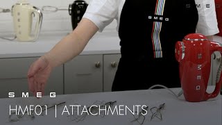 How to Use Different Attachments  Smeg HMF01 [upl. by Vincenty]