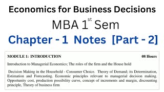 Economics for Business Decisions Chapter 1 part 2 [upl. by Elleinnod]