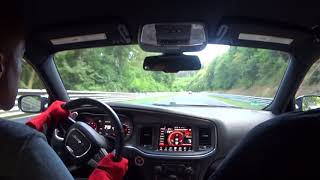 Charger Hellcat vs Mustang GT on the Nurburgring [upl. by Amak]