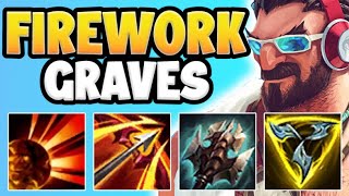 WINNING SHOULDNT BE THIS EASY FIREWORK GRAVES STRAT IS 100 BUSTED GRAVES TOP League of Legends [upl. by Madeline]