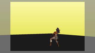 Game Animation First Attempt Blocking [upl. by Ailene]