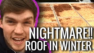 30 MINUTES on How To Install a Glass Fibre  GRP Roof IN THE WINTER [upl. by Kata222]