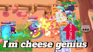 Cheesing in heist  Brawl stars  This cheese isnt dead part 1 [upl. by Norvan]