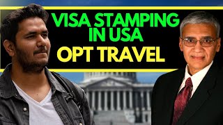 H1B Visa Stamping Update  OPT Travel  Latest Immigration Updates [upl. by Idnyl]