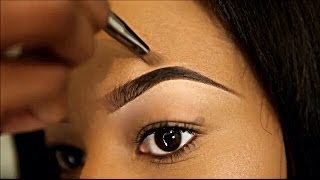 How to Quick amp Easy Eyebrows Sadé Ogun [upl. by Livvie]