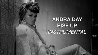 Andra Day  Rise Up Professional Instrumental Lyric Video  With Key Modulation [upl. by Dalton]