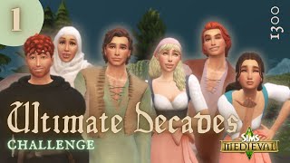 Sims 4 Ultimate Decades Challenge  Y1300  A Cursed Beginning [upl. by Nerak664]