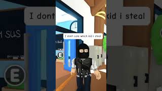 When school intruder steals the WRONG kid… 💀😂 adoptme roblox robloxshorts [upl. by Ecitsuj]