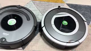 Roomba 676 vs Roomba 780  who will arrive at the base faster [upl. by Gerhan]