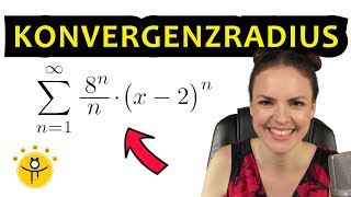 KONVERGENZRADIUS bestimmen Beispiel – Konvergenz von Reihen Potenzreihen [upl. by Nagear]