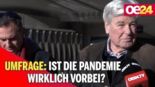 Umfrage Ist die Pandemie wirklich vorbei [upl. by Reffinej]