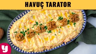 Havuç Tarator Tarifi  Nasıl Yapılır En Pratik Meze [upl. by Airahcaz]