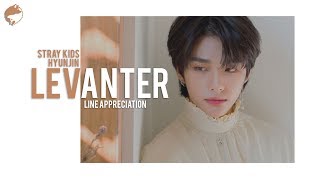 Clé  LEVANTER  Line Appreciation Hyunjin 현진 [upl. by Spain]