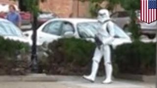 Stormtrooper costume causes panic among Kansas townsfolk fearing mass shooting [upl. by Roselle147]