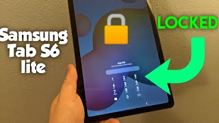 Samsung Tab S6 lite Reset forgot password screen lock bypass pin patternhard reset [upl. by Odravde]