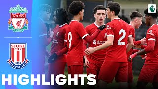 Liverpool vs Stoke City  Highlights  U18 Premier League 13012024 [upl. by Dag515]