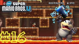 New Super Mario Bros U  LayerCake DesertCastle Mortons Compactor Castle [upl. by Waylan]