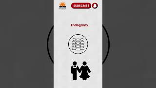 Difference between Endogamy Exogamy Hypergamy and Hypogamy appsctspsc upscprelims upscclass [upl. by Zinck]