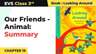 Our Friends  Animal Summary  Class 3 EVS Chapter 19  CBSE 202425 [upl. by Olympias]