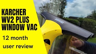 Karcher WV2 Plus Window Vacuum 12 month user review [upl. by Marmawke408]