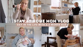 stay at home mom blog 6 month old baby starting purees favorite dime beauty products chili recipe [upl. by Eruza390]